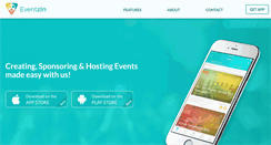 Desktop Screenshot of eventzin.com